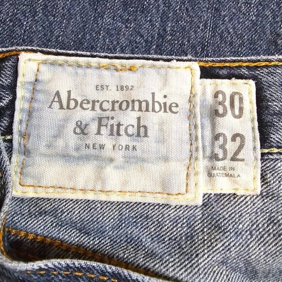 Abercrombie & Fit Y2K Button Fly Straight Leg Jeans Sz 30x32 - Picture 7 of 10